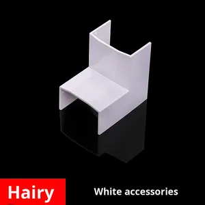 Vente directe d'usine, gaine de câblage en PVC de Chine, 50*25, accessoires spéciaux, angle droit et angle gauche, embout plat, raccord en T direct - Product Image 6