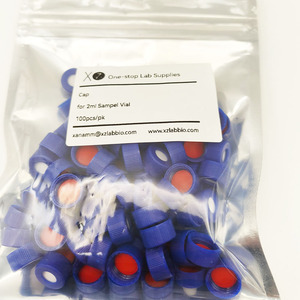 XZ Lab Supplies - Tapón de Rosca Azul para Viales de Muestra de 2 ml, Reutilizable para Uso en Laboratorio - Product Image 3