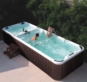 Enceinte de piscine spa préfabriquée/hôtel natation spa/buse de jet baignoires extérieures piscine de massage