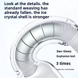 USB-<b>C</b> Charging Cable Fully Compatible Braided Nylon Cable 60W Quick Charge Data Transfer Phone Cable for Iphone for Huawei - Product Image 5