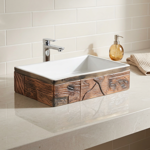 Cuvette de toilette en céramique monobloc de style européen, housse de siège souple à effet bois, réservoir dissimulé, sanitaires pour toilettes - Product Image 6