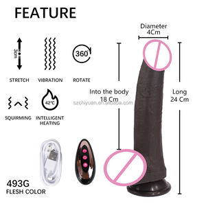 Vente en gros <span class=keywords><strong>femme</strong></span> <span class=keywords><strong>mature</strong></span> couleur chocolat 20CM pénis artificiel réaliste épais grand <span class=keywords><strong>gode</strong></span> naturel jouet sexuel adulte godes vibrants - Product Image 3