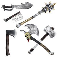 Maßgefertigtes Neues God of War Spiel PU-Schaum Schwert Blutiges Messer Axt Party-Spielzeug Neuheiten für Halloween Geisterhaus Cosplay Zubehör