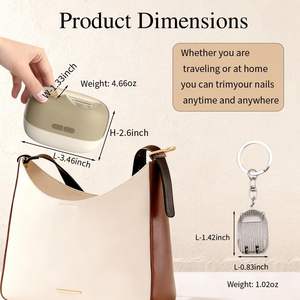 Coupe-<span class=keywords><strong>ongles</strong></span> électrique <span class=keywords><strong>pour</strong></span> bébé, outil de toilettage avec loupe, mini kit, dispositif de coupe des <span class=keywords><strong>ongles</strong></span> électronique sûr - Product Image 5