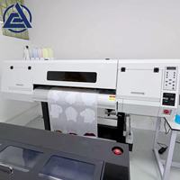 Máquina de Impresión DTF Integrada AC 60cm A1 con Reciclaje Automático de Polvo, Agitador y Secador para Transferencia de Prendas y Camisetas, Cabezales XP600/I3200, 220V