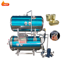 Autoclave Comercial Automática para Alimentos, Máquina de Retorta de Alta Temperatura y Alta Presión para Esterilizar Productos Enlatados, Embotellados y en Bolsas