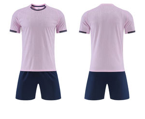 Maillot de football d'équipe personnalisé avec logo OEM d'usine, sublimation de qualité supérieure, col rond unisexe, séchage rapide, respirant, été - Product Image 2