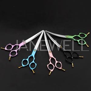 Tijeras de Peluquería Canina de Venta Caliente, Estilo <span class=keywords><strong>Asiático</strong></span>, Hoja Curva de 6.5 Pulgadas, Tijeras para Cortar el Pelo de Mascotas - Product Image 2