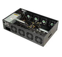 70mm Spacing 8 Gpu Computer case Using at Home Frame Rig Graphics case Silent Gpu 3070 Server case
