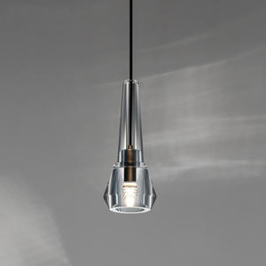 Zèle Éclairage Moderne Simple Cristal Cuivre Pendentif Lumière Intérieur En Forme De Bouteille Cristal Pendentif Lumière - Product Image 2