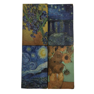 Taccuino antigraffio <span class=keywords><strong>Van</strong></span> <span class=keywords><strong>gogh</strong></span> stile retrò ready made spot journal stock notebook block caseificio <span class=keywords><strong>notte</strong></span> <span class=keywords><strong>stellata</strong></span> girasole - Product Image 2