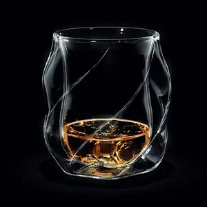 批发耐热咖啡玻璃杯子双壁透明玻璃小杯杯子
