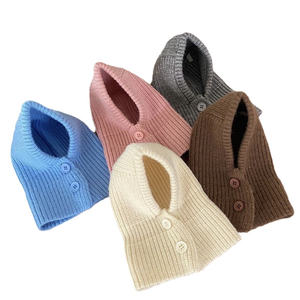 Groothandel Koreaanse Ins Huisdier Warme Trui Gebreide Muts Herfst Winter Schattige Gebreide Kat Kleine Hond Gehaakte Handgebreide Hondenhoed - Product Image 5