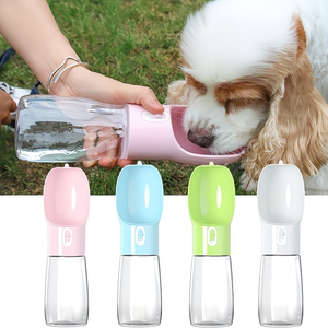 Wholesale High-Capacity Pet Water Cup 2-in-1 Portable Pet Water Bottle Plastic Travel Drinking Bottle for Dogs Outdoor Walking - Product Image 5