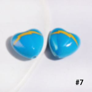 Cuentas acrílicas con recubrimiento UV de la serie de equipos de fútbol americano para manualidades, pulseras, llaveros y bricolaje, venta al por mayor - Product Image 4