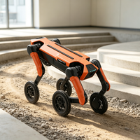 Robot quadrupède sur roues pour inspection W1