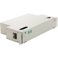 24-Port 48 Core 2U rak pasang Convex ODF Fiber Patch Panel | LC Mode tunggal, pre-loaded dengan kuncir & adaptor