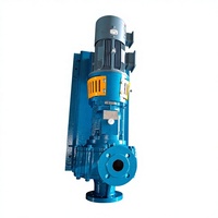 Pompe centrifuge à vis hélicoïdale horizontale Allslorm QMF-G de haute qualité avec turbine en acier inoxydable 304 pour le traitement des eaux usées à faible pression