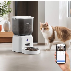 Distributeur automatique intelligent pour animaux de compagnie 4L, étanche, avec contrôle par application pour chiens et chats, prise européenne, conception détachable - Product Image 4