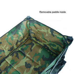 GSD Outdoor Camping Collapsible Folding <strong>Wagon</strong> Cart Washable Heavy Duty Utility <strong>Beach</strong> <strong>Wagon</strong> Cart With Side Pocket and Brakes - Product Image 2