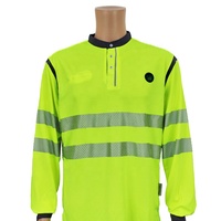 Combinaison de travail haute visibilité personnalisée 100% polyester avec bande réfléchissante, vêtements de travail de sécurité