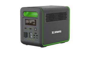 Station d'alimentation portable SAMAS 1200W (surprise 2400W) Générateur solaire à onde sinusoïdale pure LiFePO4 pour la maison, le camping et les situations d'urgence (UPS) - Product Image 2