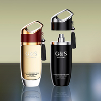 Flacons de parfum arabes en verre de luxe originaux, capacité 50 ml/100 ml, avec vaporisateur à pompe, marque de luxe noire