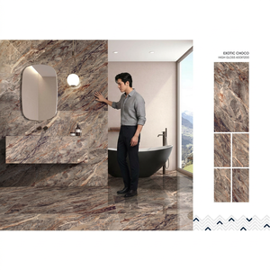 Exotic Choco Brown 600x1200mm Porcelain 60x120cm Ceramic Tiles Wood Grain Rustic 600×1200 Porcelain Tiles - Product Image 1