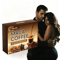 Café Noir Arabica Instantané Personnalisé OEM avec Maca Aphrodisiaque pour Hommes – Améliore la Vitalité Masculine, Maintient l'Énergie, Sans Effets Nerveux