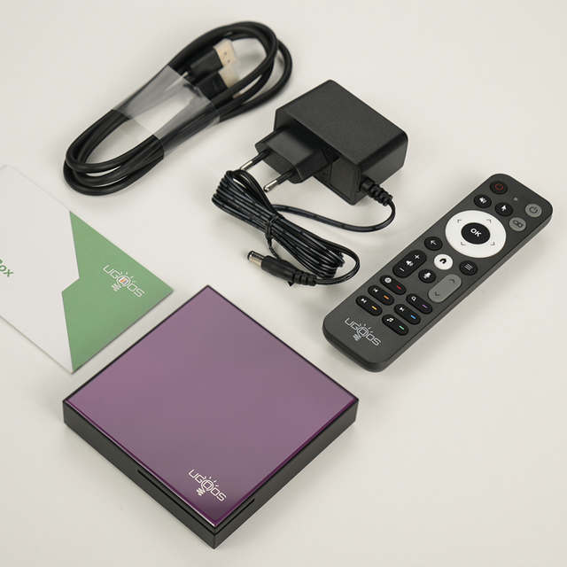 Ugoos SK4 4GB RAM 64GB ROM Amlogic S905X5M-J DDR4 1000M 8K BT5 Smart OTT Set-top Box Quad Core STB AI 5G WiFi Android 14 Tv Box