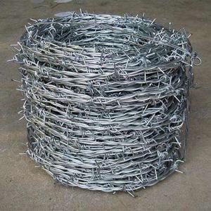 Dingzhou lima bintang logam pertanian <span class=keywords><strong>12</strong></span> gauge hijau pvc dilapisi hot-dipped galvanis kawat berduri harga pabrik terverifikasi - Product Image 2