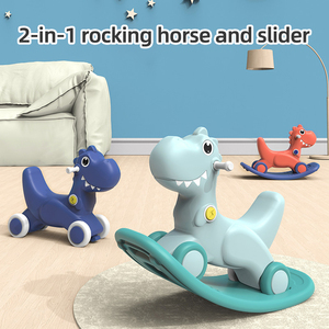 Caballo Balancín Xinqi para Niños Pequeños, <span class=keywords><strong>Columpio</strong></span> Infantil, Caballo Balancín de Dinosaurio para Bebés, Equipo de Juegos para Interiores en Oferta - Product Image 2