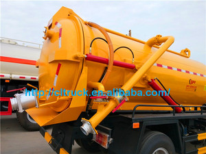 5cbm de vacío de succión camión cisterna 5t camión cisterna de aguas residuales proveedor de fábrica - Product Image 5