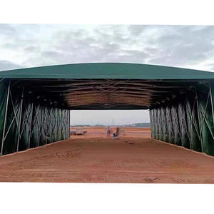 Tente coulissante pliable et rétractable en PVC pour protection contre la pluie - Abri mobile à roulettes - Grande Vente - Product Image 3