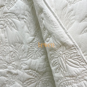 Ensemble de literie 3 pièces en microfibre matelassée de qualité supérieure, garnissage en polyester, <span class=keywords><strong>couvre</strong></span>-<span class=keywords><strong>lit</strong></span> léger et écologique - Product Image 5