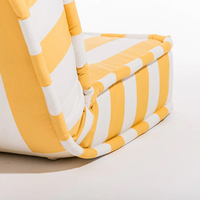 Oreiller inclinable de qualité supérieure Chaise longue de plage pliante confortable Angle réglable pour une utilisation intérieure et extérieure