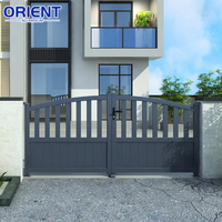 Portails d'entrée modernes en aluminium, portails battants en aluminium, portails de sécurité et d'intimité, portail de jardin en aluminium, portail double