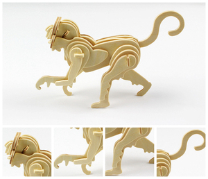 Fabricants pas cher 3D zodiaque <span class=keywords><strong>chinois</strong></span> bois puzzle animal puzzles en bois en gros puzzle en bois - Product Image 3