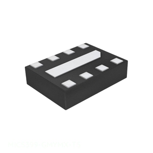 Componentes Electrónicos de Gestión de Energía (PMIC) MIC5399-GMYMX-T5, 8 XFDFN, Pines Expostos, en Existencia - Product Image 1
