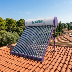 Venta Directa de Fábrica: <span class=keywords><strong>Calentador</strong></span> de Agua Doméstico de 200L con <span class=keywords><strong>Tubos</strong></span> Evacuados, Eléctrico y <span class=keywords><strong>Solar</strong></span>, Metálico, Ahorrador de Energía - Product Image 1