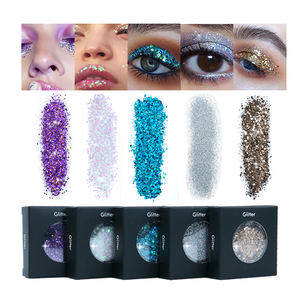 Cosmético de cara para niños, purpurina mixta de Navidad, brillo grueso para maquillaje - Product Image 2