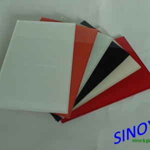 RAL 9010 Solid Structure 2mm-6mm Thick Back Painted Soft White Glass for Home and Commercial Interior Applications - Product Image 4