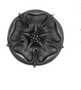 60mm elementi in ferro battuto in acciaio fuso grande lanc'rose per cancello ringhiera corrimano balaustra - Product Image 1