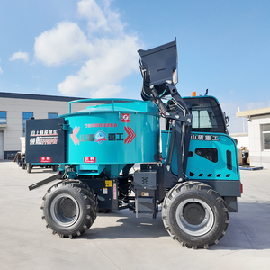 Flachmündige Selbstladende Betonmischer - 3-in-1 Lade-/Misch-/Transportgerät Kleiner Zementmischer für Baustellen - Product Image 3