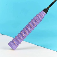 Vente flash : Overgrip de raquette de tennis perforé bicolore antidérapant