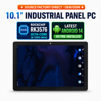 PC industriel tout-en-un 10,1 pouces avec écran tactile RK3576 Android 14 4G LTE HMI MES Terminal de point de fin