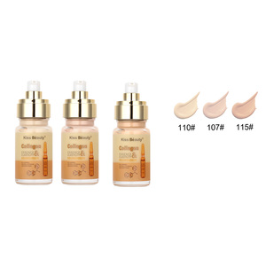Base de Maquillaje Kiss Beauty 100% Esencia con Ingredientes de Colágeno para una Cobertura Perfecta, Base de Maquillaje Natural Nude - Product Image 6