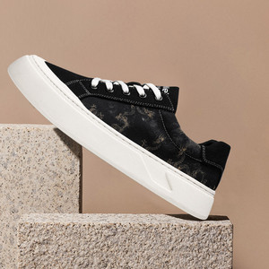 Men's <b>Sneakers</b> Comfortable Durable Non Slip Outdoor Commuter Casual Shoes Fashionable Trendy Mid Heel EVA Rubber Sole - Product Image 1