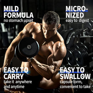 แคปซูลครีเอทีนโมโนไฮเดรตแบบ OEM/ODM สำหรับผู้ใหญ่ ช่วยเสริมสร้างกล้ามเนื้อ เพิ่มประสิทธิภาพการเล่นกีฬา อาหารเสริม - Product Image 4