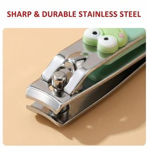Mini <span class=keywords><strong>coupe</strong></span>-<span class=keywords><strong>ongles</strong></span> mignon en forme de fruit, avec ressort intégré, anti-éclaboussures, portable, en acier inoxydable, pour filles, enfants, manucure - Product Image 4